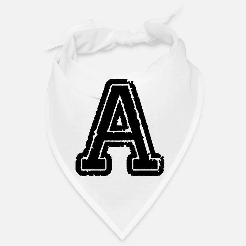 letter a Bandana