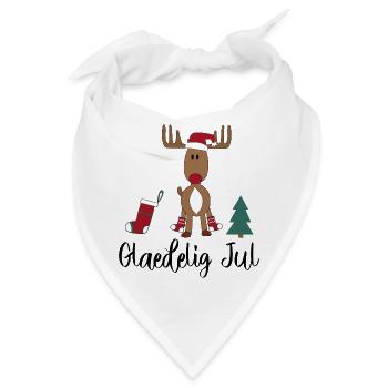 Weihnachten dänisch - Bandana - Weiß - Vorne
