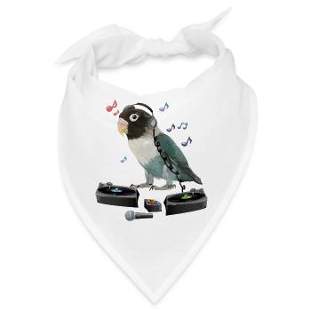Lovebirds - Bandana - Weiß - Vorne