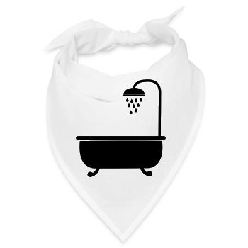 Bad mit Dusche Sanitäranlagen - Bandana - Weiß - Vorne