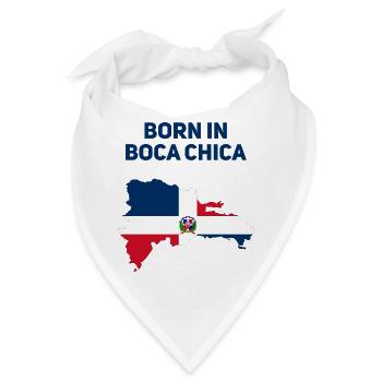 Dominikanische Republik - Bandana - Weiß - Vorne