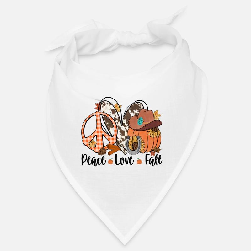 Frieden Liebe Fall Bandana