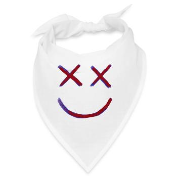 Smile - Bandana - Weiß - Vorne