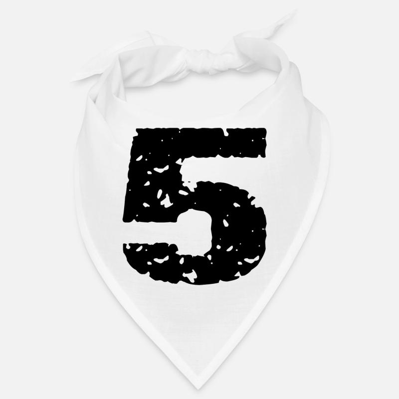 5 Number jersey Bandana