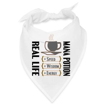 COFFE REAL LIFE MANA POTION - Bandana - Weiß - Vorne