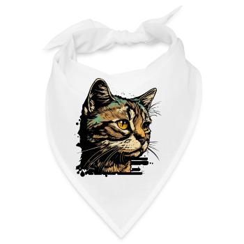 Mimi die Katze - Bandana - Weiß - Vorne
