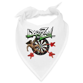 Dart Held aus dem Urwald - Bandana - Weiß - Vorne