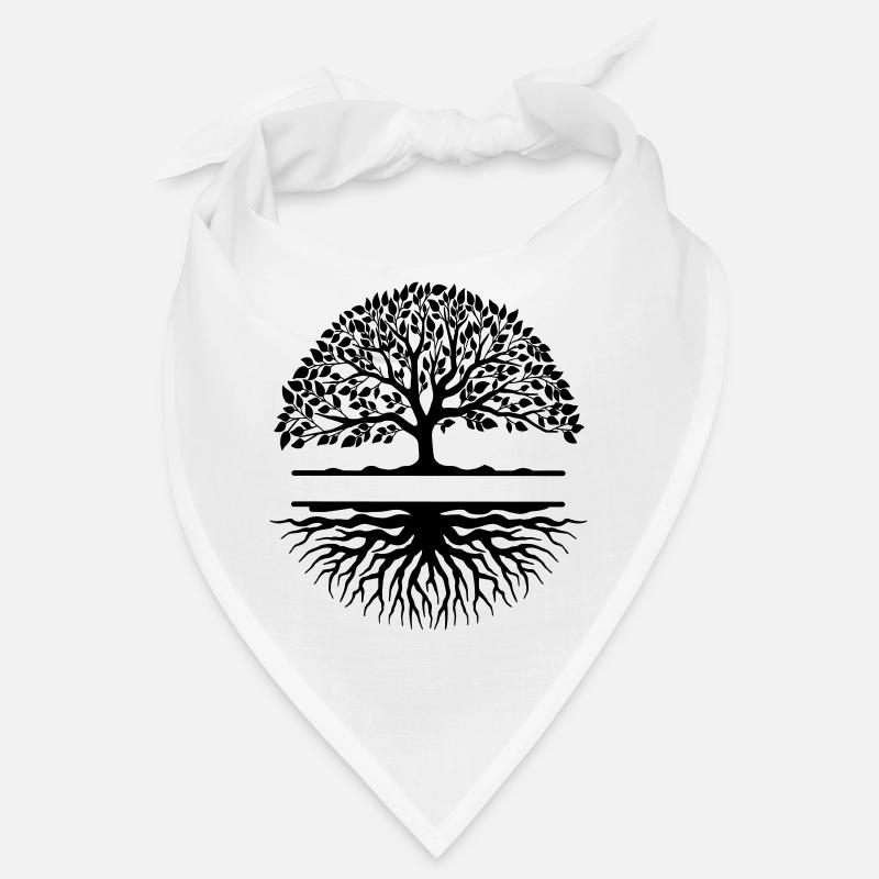 Tree with roots banner small banner Bandana