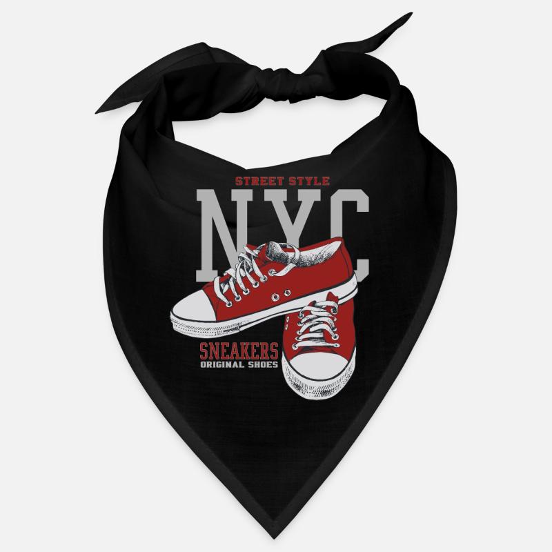 Red Sneakers b Bandana