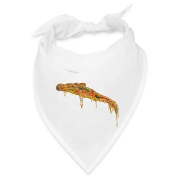 Käseglut Pizza Slice - Bandana - Weiß - Vorne