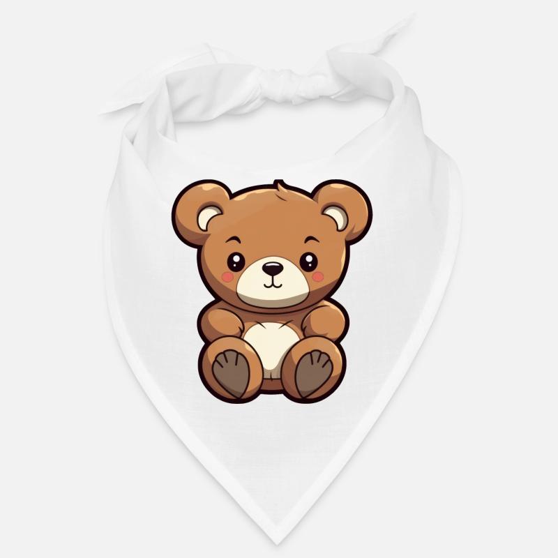Bébé ours en peluche Bandana