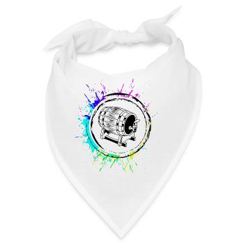 Bierfass Bier Brauerei - Bandana - Weiß - Vorne