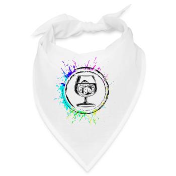 Whisky Icon - Bandana - Weiß - Vorne