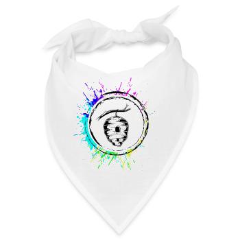 Imker honig Bienen Nest - Bandana - Weiß - Vorne