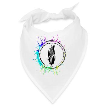 Mais symbol - Bandana - Weiß - Vorne