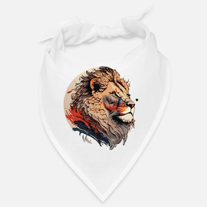 Flammender Löwe Bandana