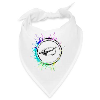 Küchenrolle Backen Nudelholz Bunt - Bandana - Weiß - Vorne