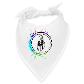 Pfanne Bunt Kochen - Bandana - Weiß - Vorne