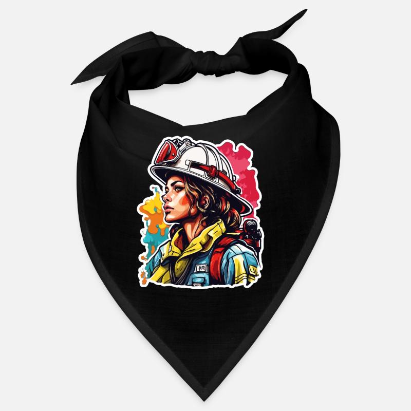Firefighter / Fire / Fire / Extinguish / Heroine Bandana
