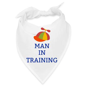 Mann im Training AI Bundy Shirt, AI Bundy No Ma Am - Bandana - Weiß - Vorne