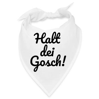 Mannheim Monnem Mannheimat - Bandana - Weiß - Vorne