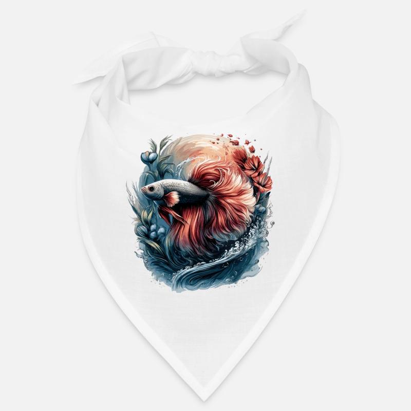 Betta Splendens, Kampffisch Aquarium, Bettafan Bandana