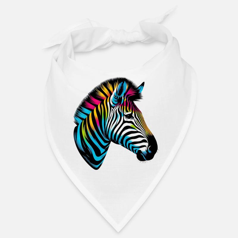 Zebra - Bandana - Weiß