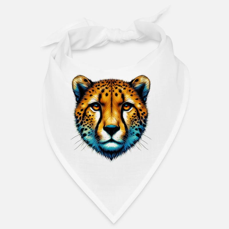 Guépard - Bandana - blanc
