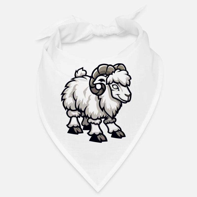 Schaf Steinbock Bandana