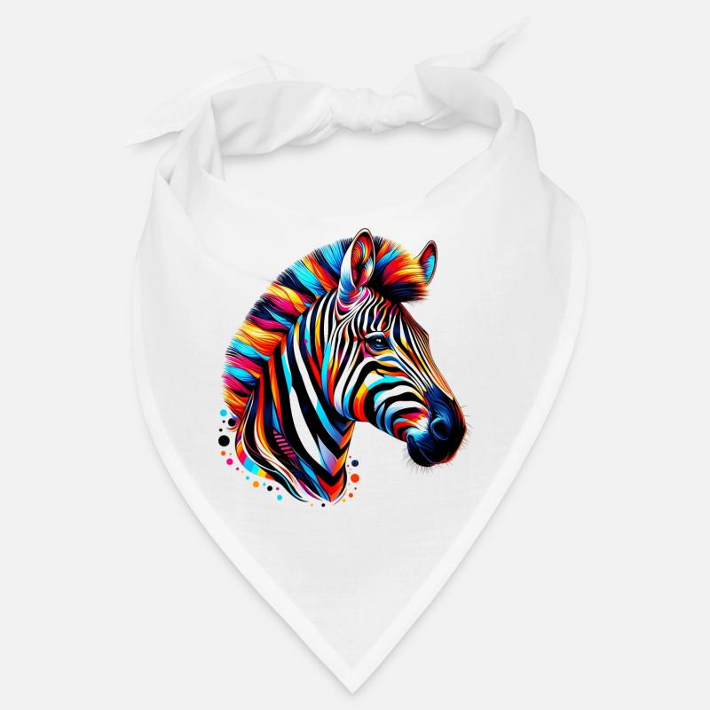 Zebra - Bandana - Weiß