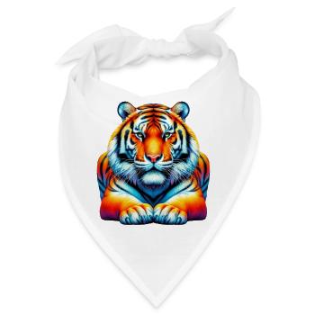 Tiger - Bandana - Weiß - Vorne