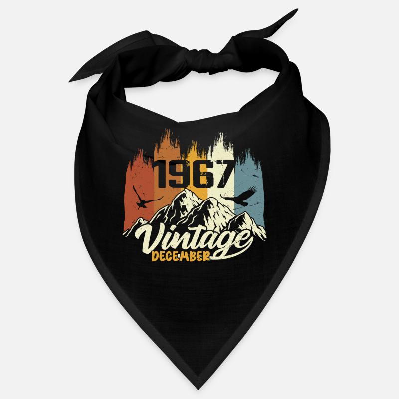 Cadeau d’anniversaire né en décembre 1967 Bandana