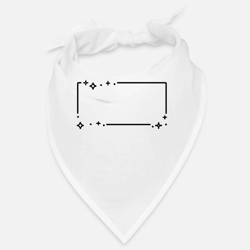 Sternchen Sterne Rahmen Bandana