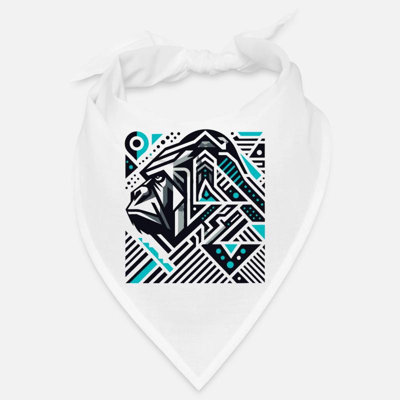 Abstrait Animal Gorille 1 Bandana