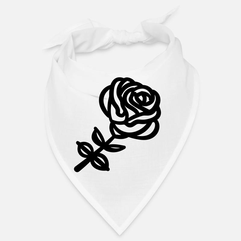 Pink Flower Bandana