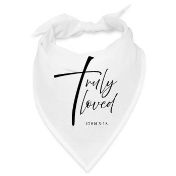 CROSS truly loved - Bandana - Weiß - Vorne