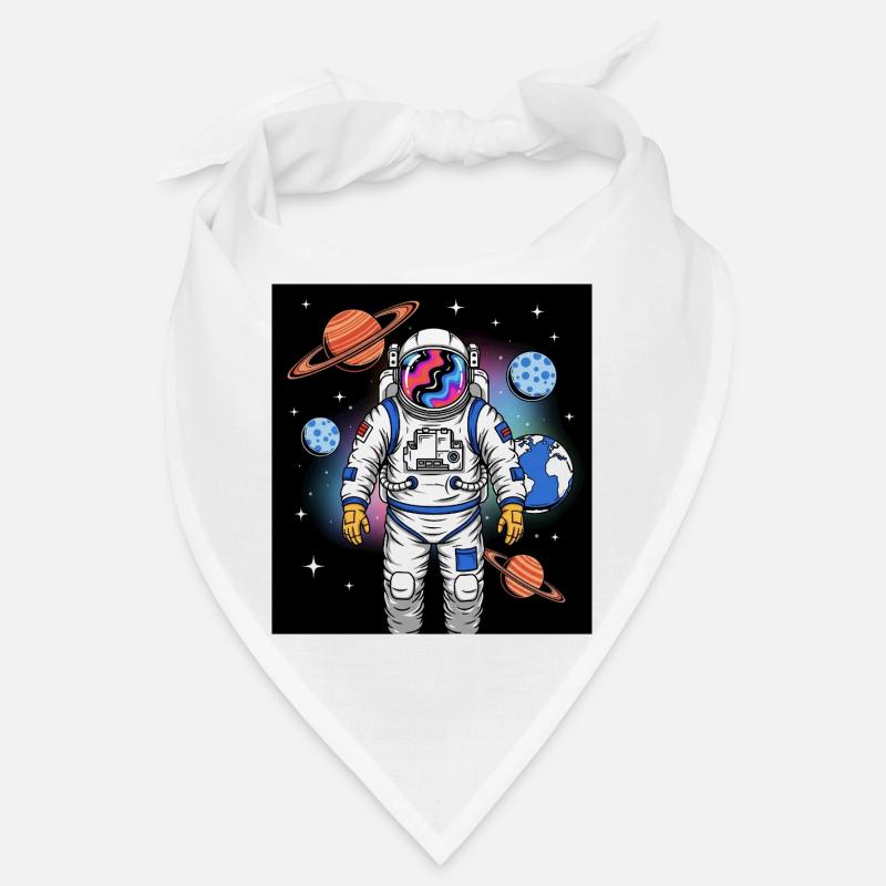 Astronaute de l’espace avec cosmos planétaire Bandana