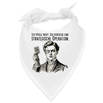 Strategische Operation - Bandana - Weiß - Vorne