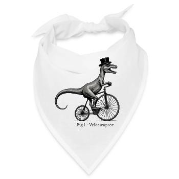 Velociraptor - Bandana - Weiß - Vorne