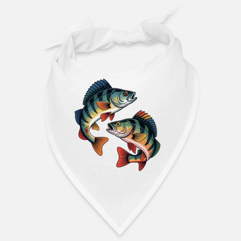 Zwei springende Barsche Bandana