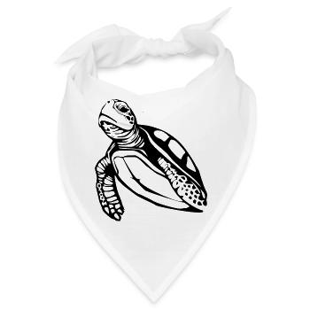 Schildkröten Schildkröten - Bandana - Weiß - Vorne
