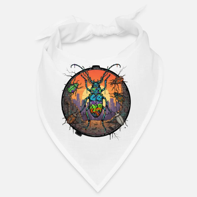 Insects Graffiti in Sunset Bandana
