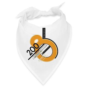 Orangen Ringdesign Limited Edition 2008 - Bandana - Weiß - Vorne