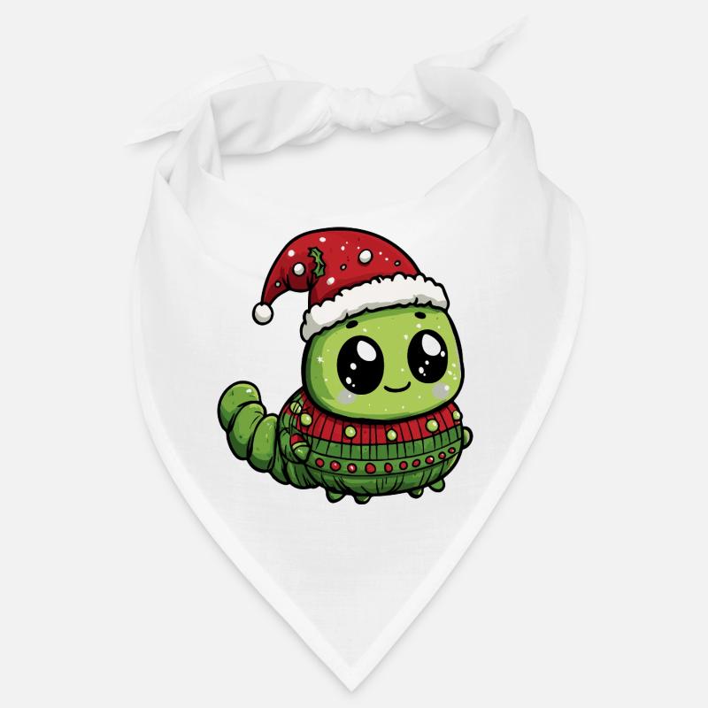 Worm Christmas Xmas Bandana