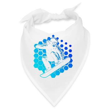 Snowboard Stil für jeden Anlass - Bandana - Weiß - Vorne