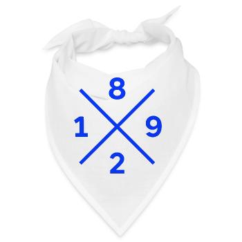 1892 Berlin Fußball fan Tasche, Socken,  tasse  - Bandana - Weiß - Vorne