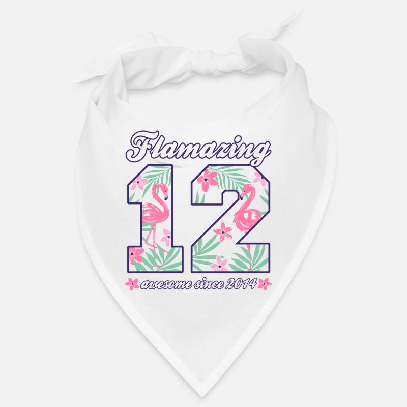 12. Geburtstag 2026 Flamingos Mädchen Geschenkidee Bandana