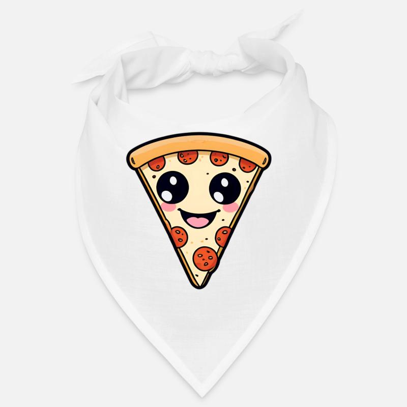 Tranche de pizza kawaïenne Bandana