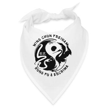Wing Chun Kung-Fu - Bandana - Weiß - Vorne