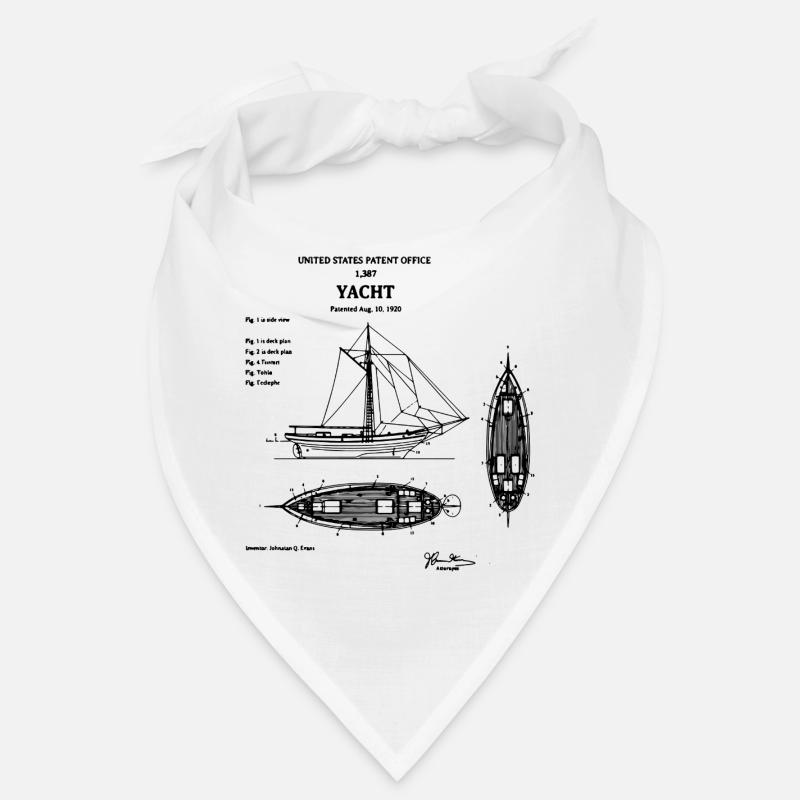 Conception du brevet de plan de yacht Bandana